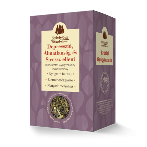 Depresszió, álmatlanság és stressz elleni – Gyógynövény Teakeverék – 90gr