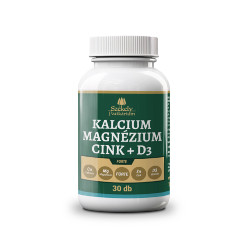 Székely Patikárium KÁLCIUM MAGNÉZIUM - CINK - D3 FORTE - Havi adag